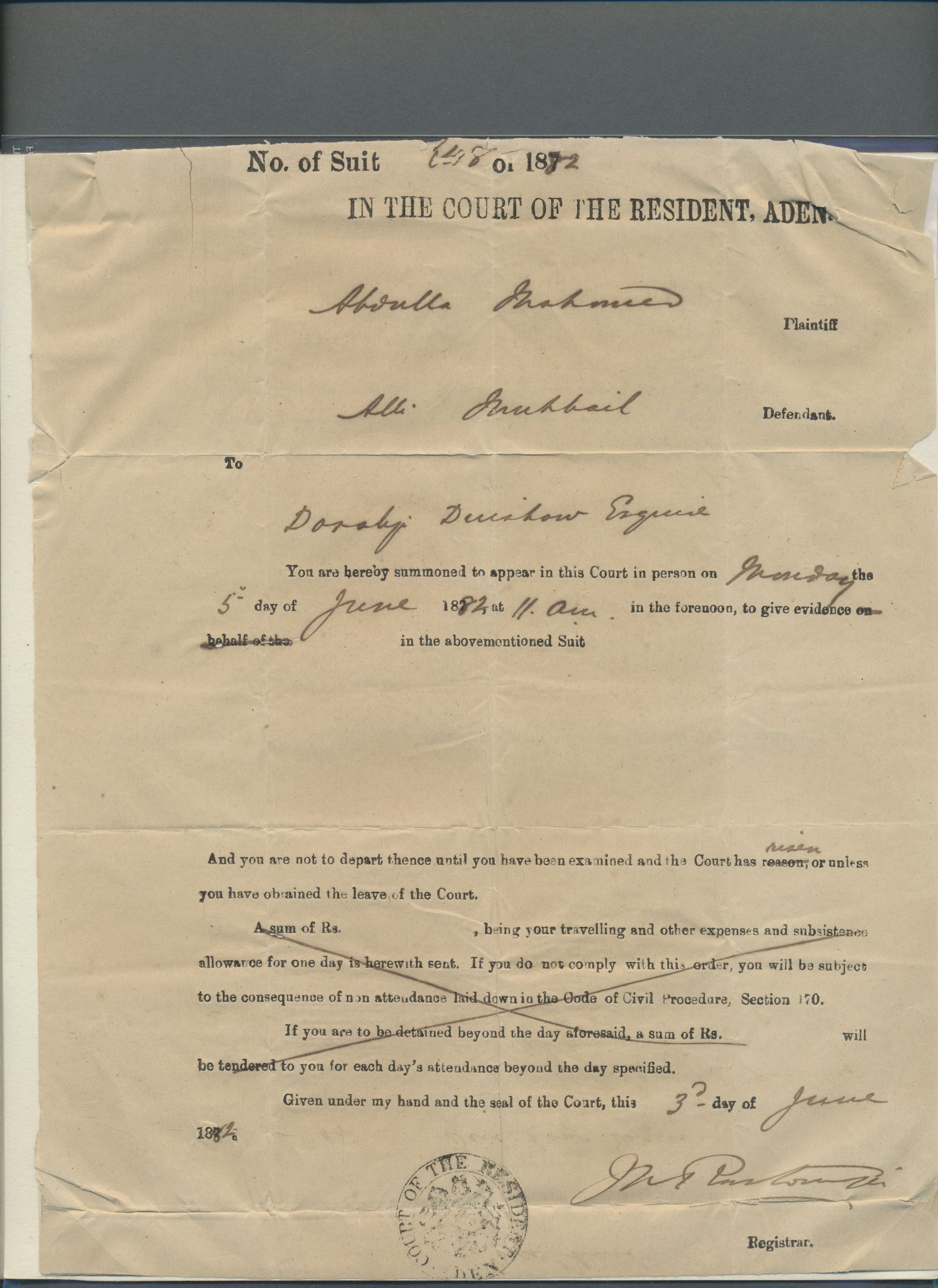 sample from the Arabic World Collection - Lot 29800