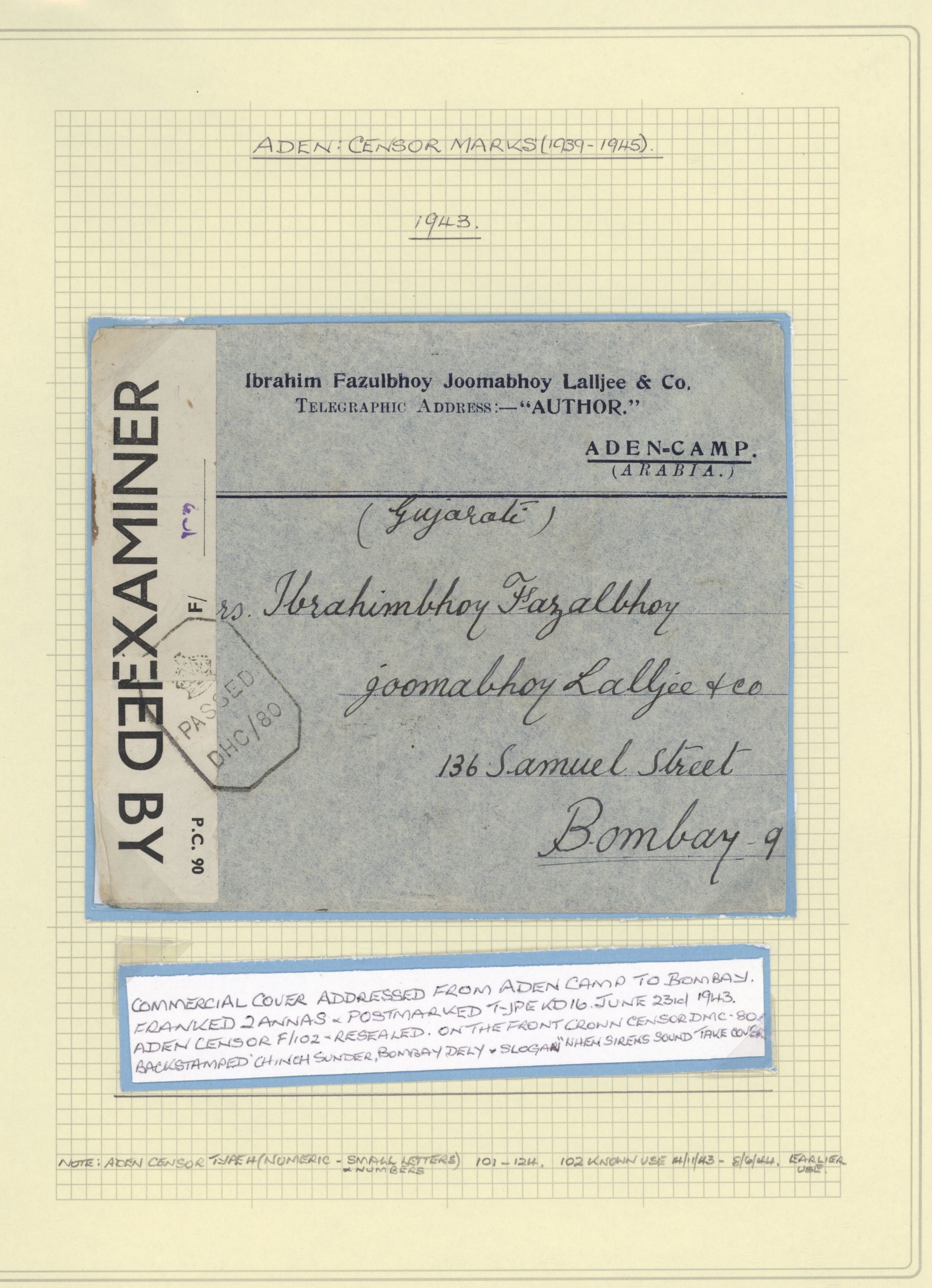 sample from the Arabic World Collection - Lot 29800